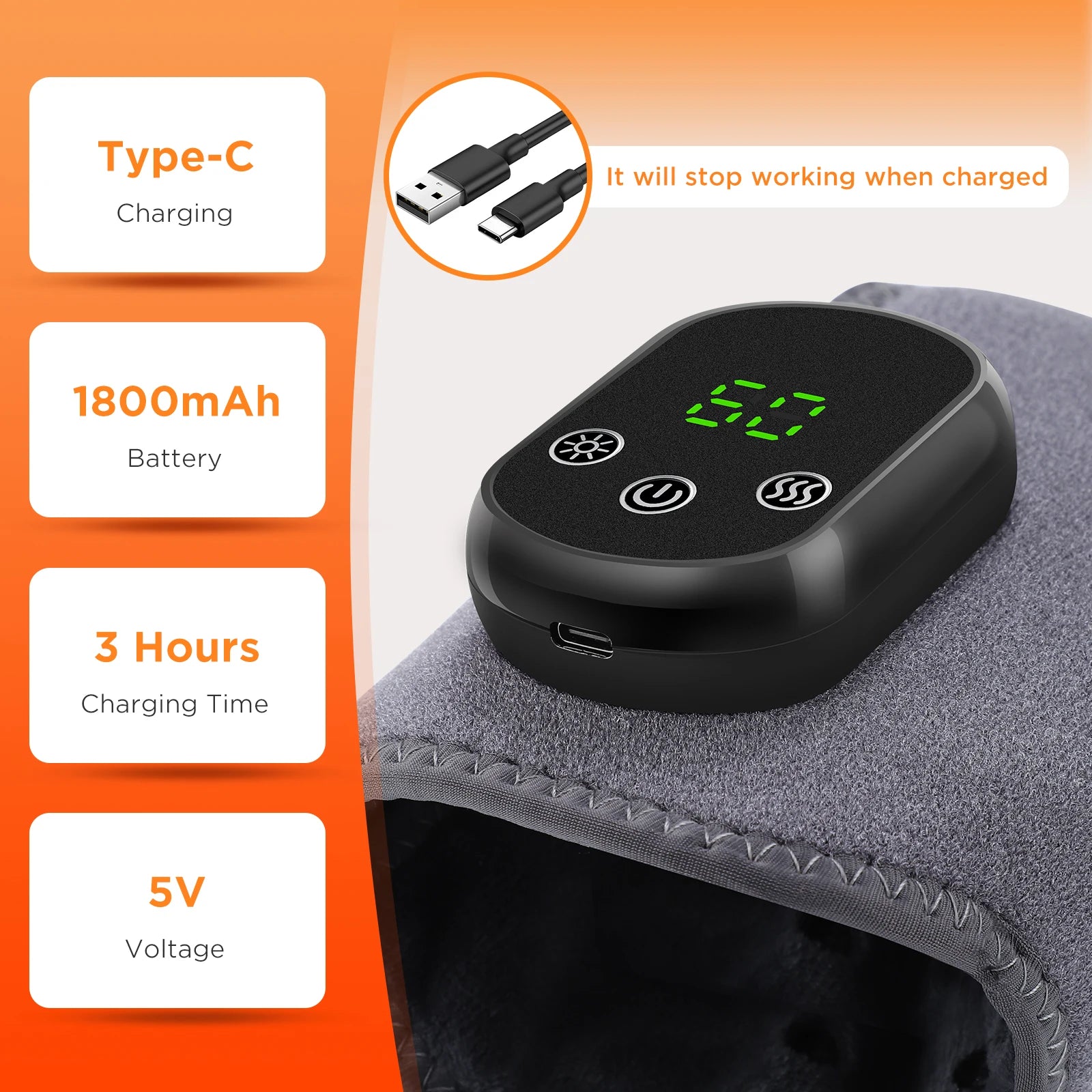 Revitalize Your Feet and Hands with Our Versatile Electric Massager – Soothing Heat and Vibrations for Ultimate Relaxation!