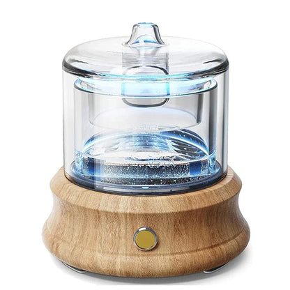 Elevate Your Space with the Elegant Glass Essential Oil Diffuser – Mist Discharge, Auto Shut-Off, and Colorful Lights for a Relaxing Atmosphere