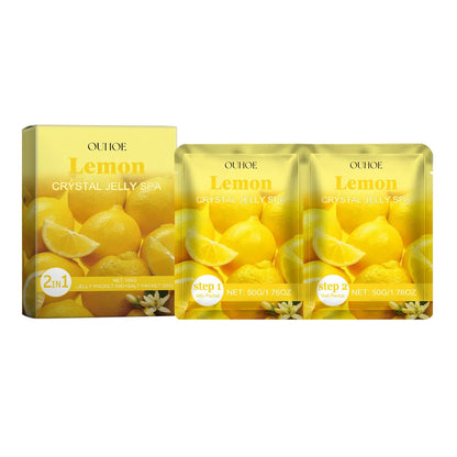Revitalize Your Feet with OUHOE Crystal Jelly Spa Foot Soak - Exfoliate Dead Skin, Soften Calluses, and Eliminate Fatigue!