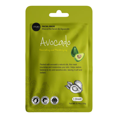 Essence Facial Sheet Masks - Korean Skin Care Moisturizing 12-Pack (Assorted - 2 of Each Variant)