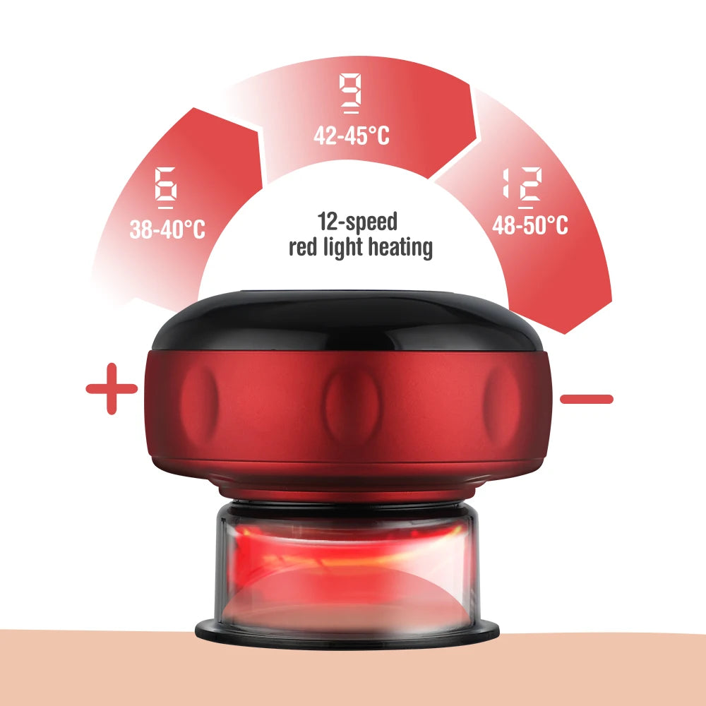 Revolutionary Smart Electric Body Cupping Massager with Heating & Suction for Ultimate Relaxation