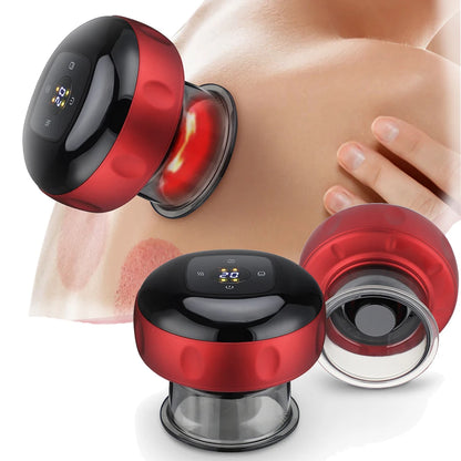 Revolutionary Smart Electric Body Cupping Massager with Heating & Suction for Ultimate Relaxation